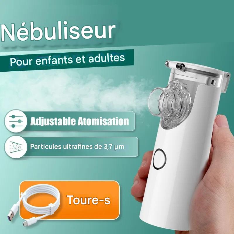 Nébuliseur Portatif Silencieux - Santé Respiratoire pour Enfants et Adultes