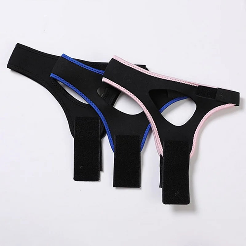 Ceinture Anti-ronflement Triangulaire avec Support de Menton et Bouche - Cadeau pour Hommes et Femmes - Améliore la Respiration et Stoppe le Ronflement