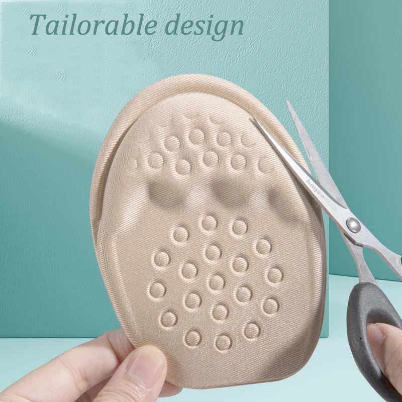 Half Insoles for Shoes Inserts Forefoot Pad Non-slip Sole Cushion Reduce Shoe Size Filler High Heels Pain Relief Foot Care Pads