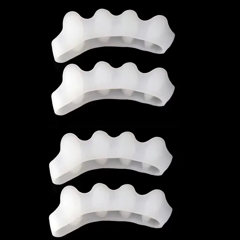 2PCS Séparateurs de orteils en Silicone - Correcteur d’Hallux Valgus et Dédoublage