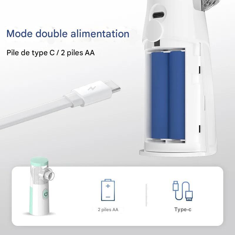 Nébuliseur Portatif Silencieux - Santé Respiratoire pour Enfants et Adultes