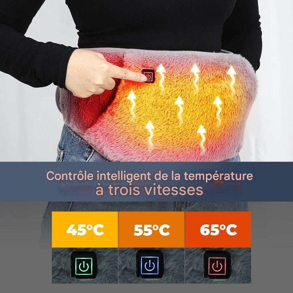 Ceinture Chauffante Électrique Graphène - 3 Niveaux de Chaleur pour Abdomen et Mains