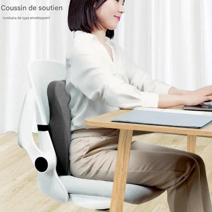 Ensemble Coussin en Mousse à Mémoire – Support Lombaire et Siège Ergonomique