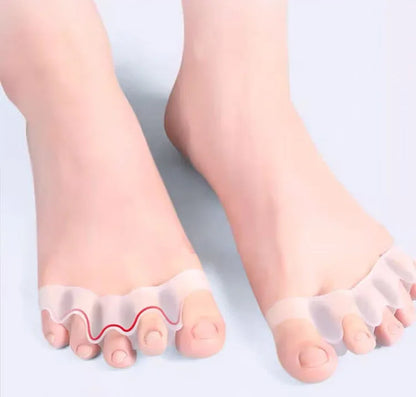 2PCS Séparateurs de orteils en Silicone - Correcteur d’Hallux Valgus et Dédoublage