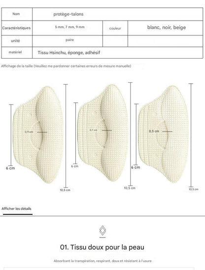 Semelles de Protection pour Talons Hauts - Inserts Réducteurs de Pointure