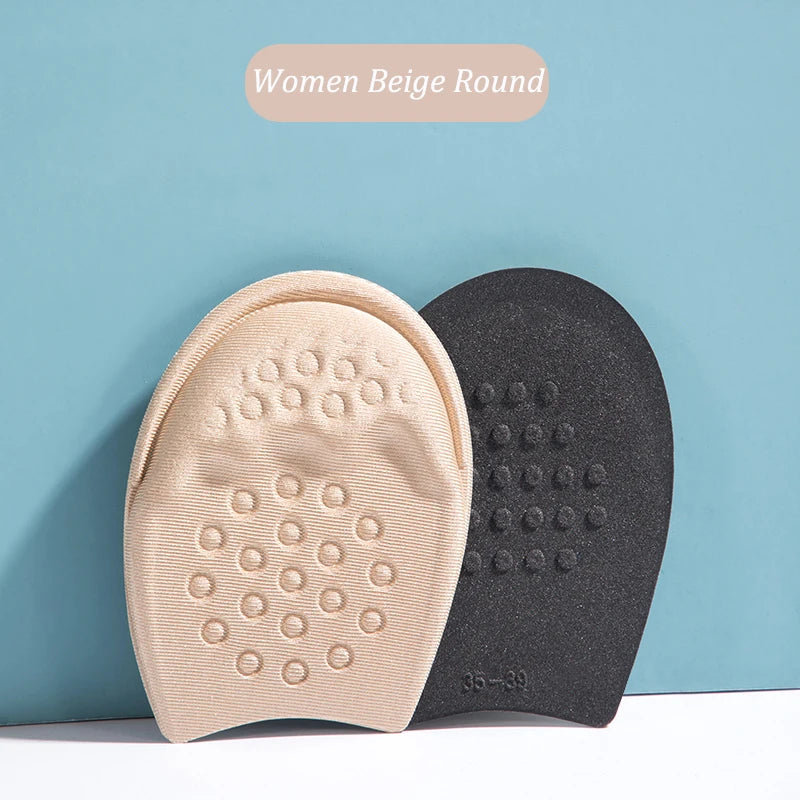 Half Insoles for Shoes Inserts Forefoot Pad Non-slip Sole Cushion Reduce Shoe Size Filler High Heels Pain Relief Foot Care Pads