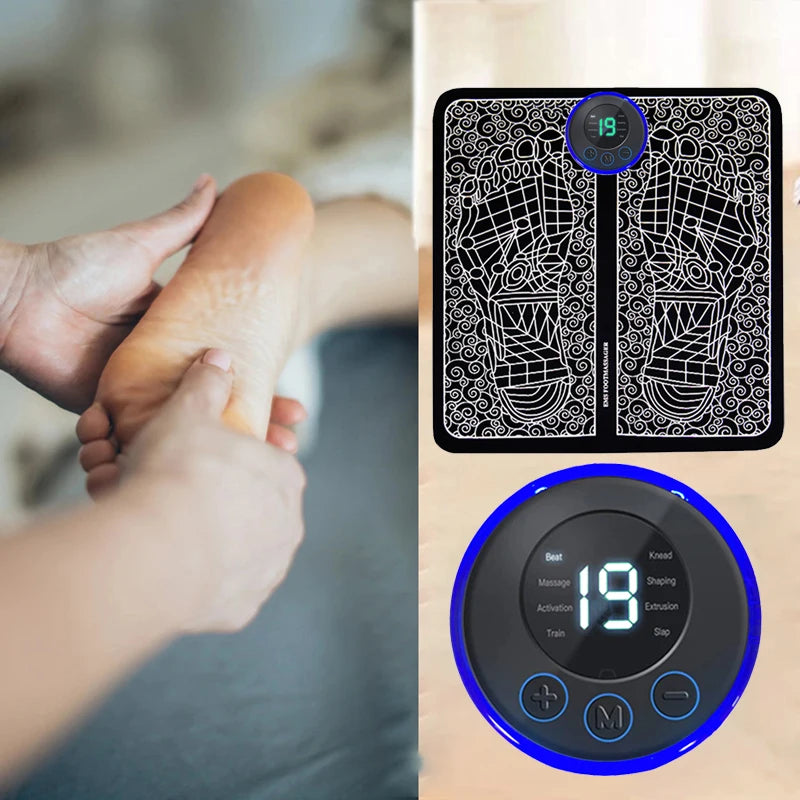 Tapis de Massage Électrique pour Pieds – Détente Musculaire et Bien-être à Domicile