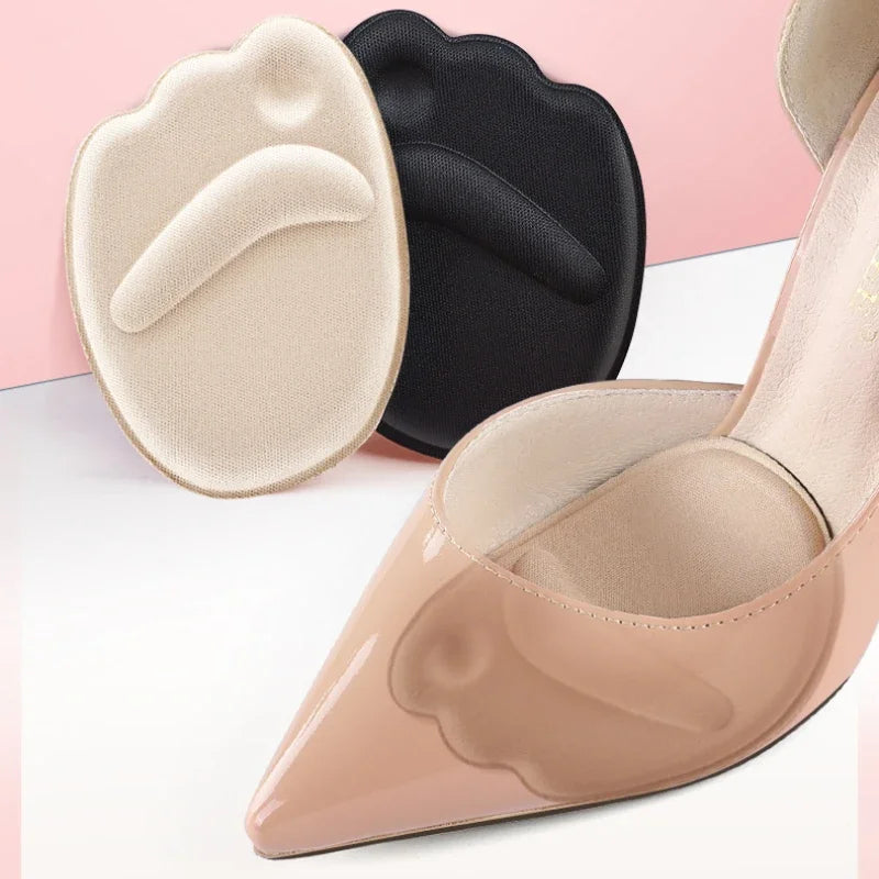 Useful Sole High Heel Foot Cushions Forefoot Anti-Slip Insole Breathable ShoesWomen Protection Foot Pad Soft Insert Foot Care