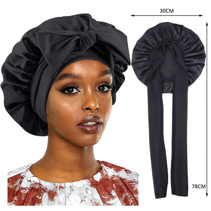 Bonnet de Nuit en Satin pour Femme – Confort et Soin des Cheveux