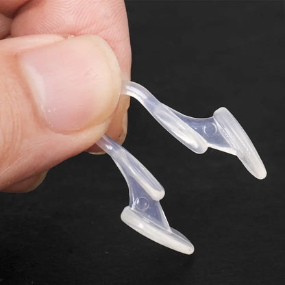 Clip Nasal en Silicone Anti-Ronflement - Aide Respiratoire et Amélioration du Sommeil