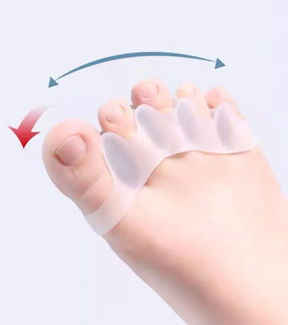 2PCS Séparateurs de orteils en Silicone - Correcteur d’Hallux Valgus et Dédoublage