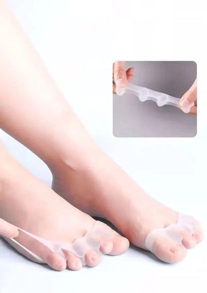 2PCS Séparateurs de orteils en Silicone - Correcteur d’Hallux Valgus et Dédoublage