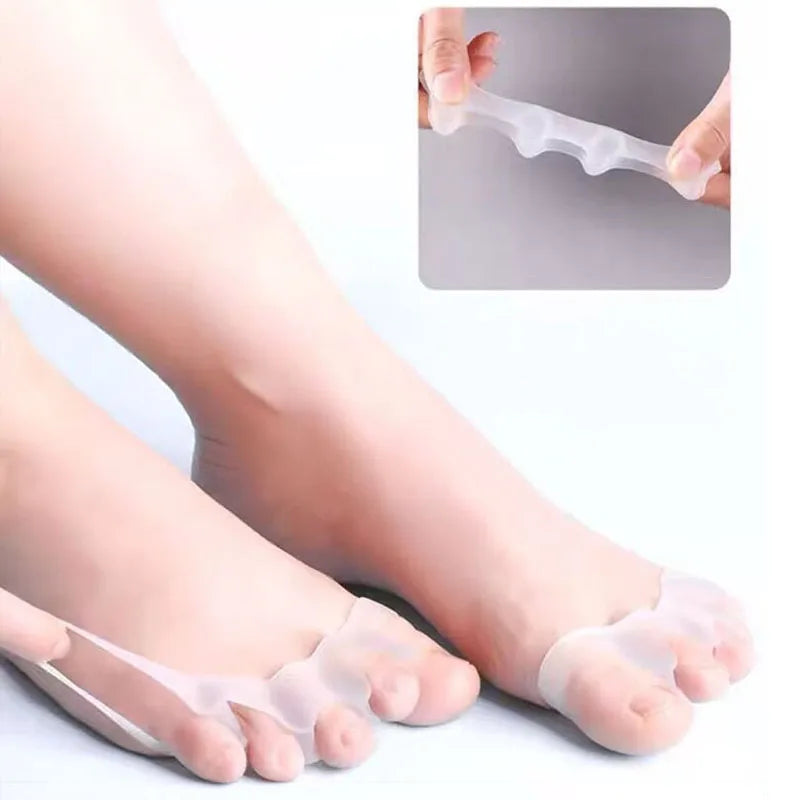 2PCS Séparateurs de orteils en Silicone - Correcteur d’Hallux Valgus et Dédoublage