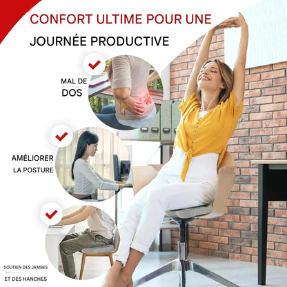 Coussin Ergonomique en Mousse Mémoire - Confort et Support Optimal