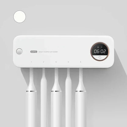 New UV Toothbrush Razor Storage Sterilizer LED DisplayRechargeable Tooth Brush Holder Wall-Mount With Bathroom Accessori