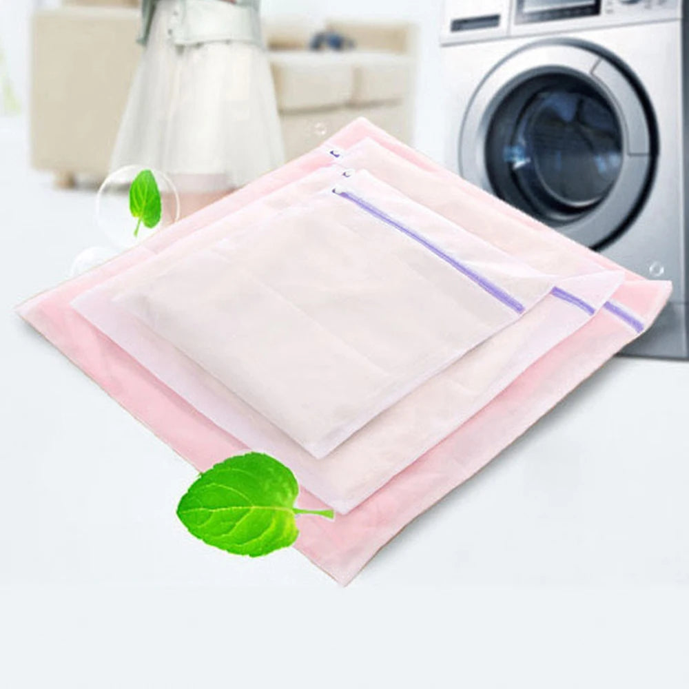 Lot de 3 Sacs de Lavage en Maille Fine - Protection et Organisation