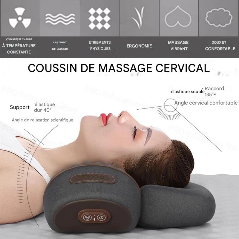 Hot Cervical Pillow Spine Sleeping Neck Massager Spine Non-traction Heating Compress Neck Masajeador Pillow Relaxation Treatment