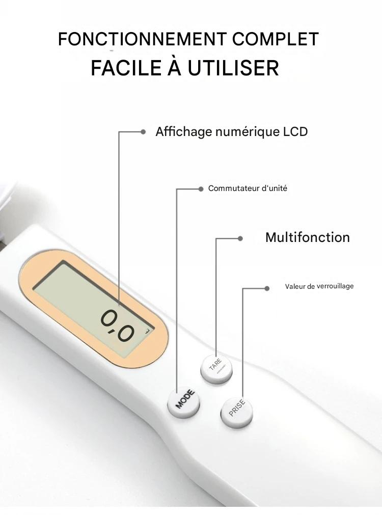 Cuillère Balance Électronique – Mesure Précise pour Cuisine et Café