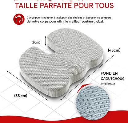 Coussin Ergonomique en Mousse Mémoire - Confort et Support Optimal