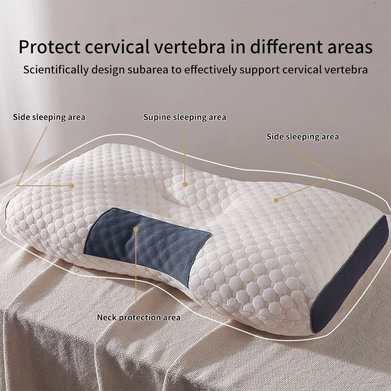 Oreiller Orthopédique Cervical en Fibre de Soja – Confort et Soutien Optimal