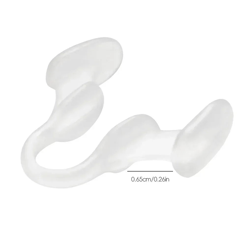 Clip Nasal en Silicone Anti-Ronflement - Aide Respiratoire et Amélioration du Sommeil