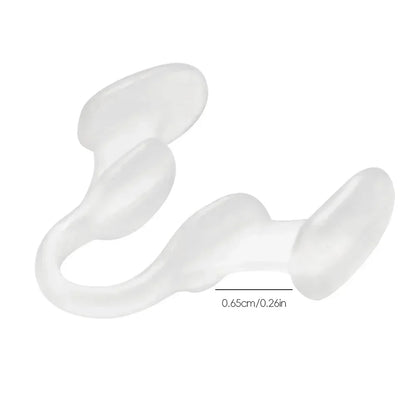 Clip Nasal en Silicone Anti-Ronflement - Aide Respiratoire et Amélioration du Sommeil