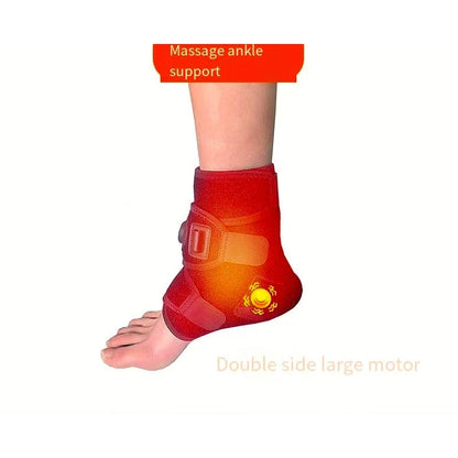 Foot Massager Hot Compress Vibration Massage SBR Diving Material USB Foot and Ankle Joint Hot Compress Protection