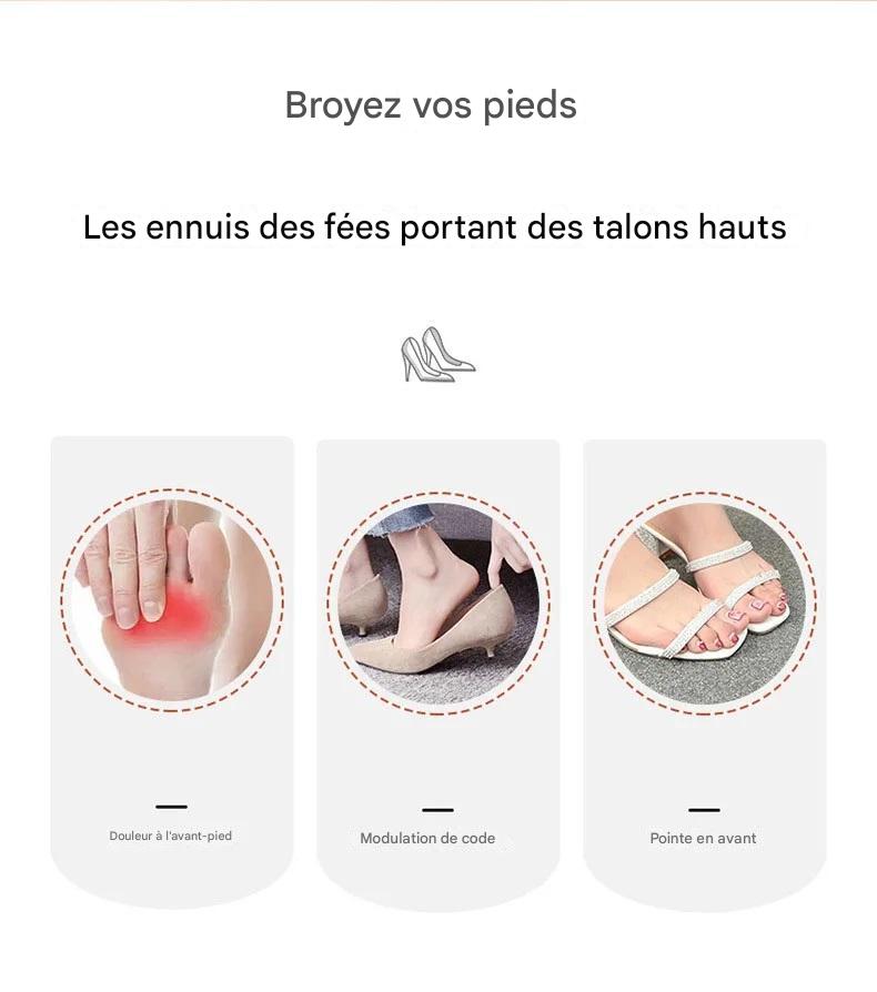 Semelles Avant-Pied pour Femme – Confort et Absorption des Chocs