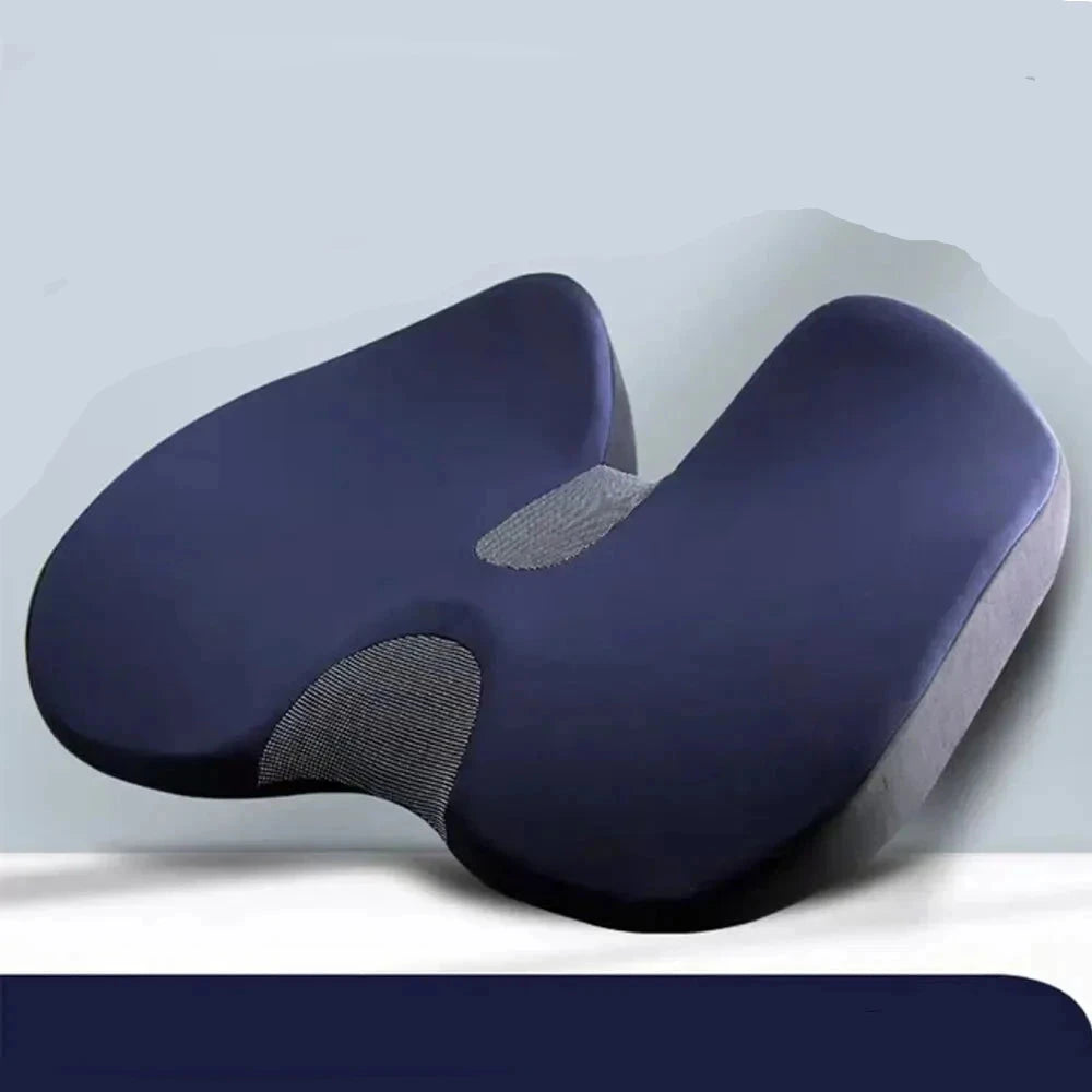 Coussin Orthopédique en Mousse Mémoire Antidérapant - Soulagement Coccyx, Sciatique et Prostate