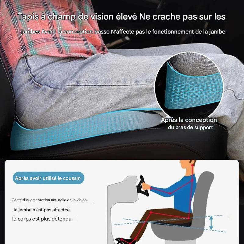 Coussin Orthopédique en Mousse Mémoire Antidérapant - Soulagement Coccyx, Sciatique et Prostate