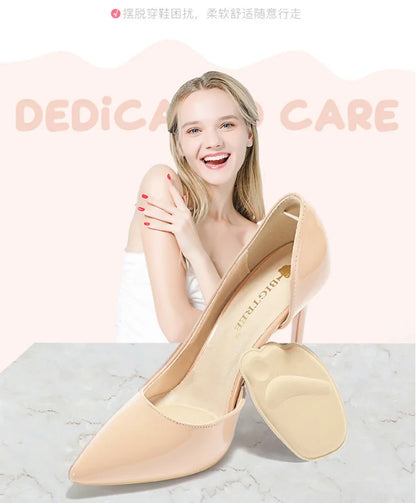 Useful Sole High Heel Foot Cushions Forefoot Anti-Slip Insole Breathable ShoesWomen Protection Foot Pad Soft Insert Foot Care