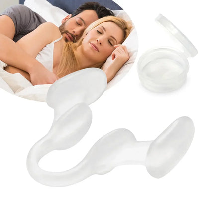 Clip Nasal en Silicone Anti-Ronflement - Aide Respiratoire et Amélioration du Sommeil