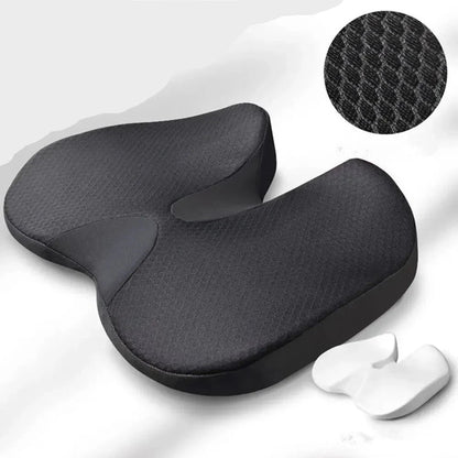 Coussin Orthopédique en Mousse Mémoire Antidérapant - Soulagement Coccyx, Sciatique et Prostate