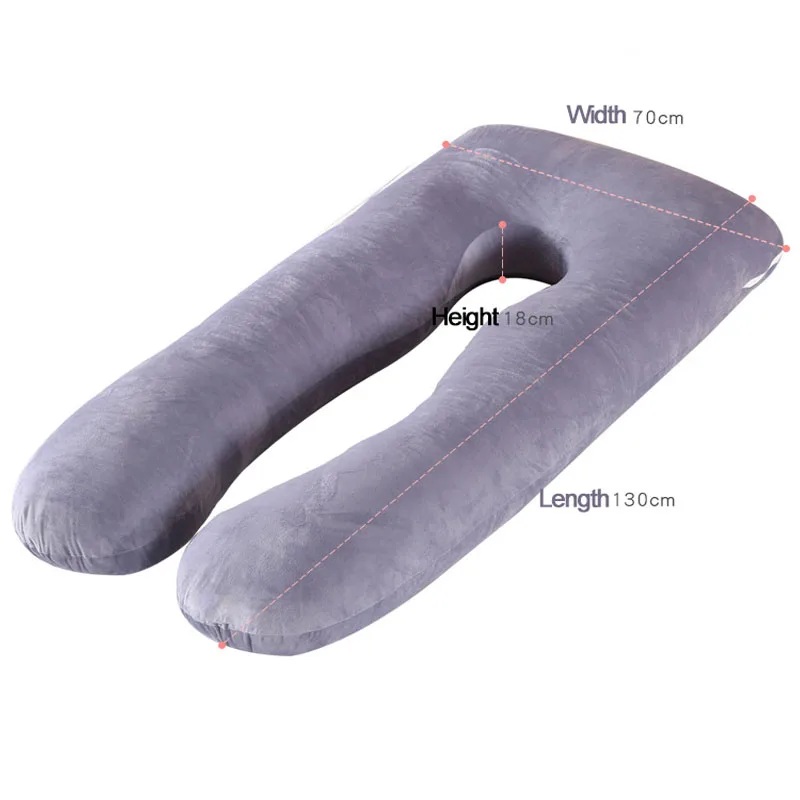 Coussin grossesse et allaitement ergonomique 130 x70 cm confort optimal – Image 10
