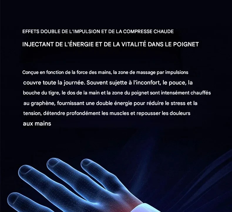 Bracelet Chauffant Poignet Anti-Douleur pour Récupération Sportive – Image 7