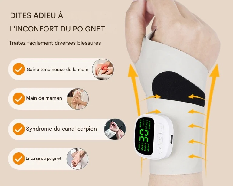 Masseur Poignet Sans Fil USB Soulage Canal Carpien & Fatigue – Image 19