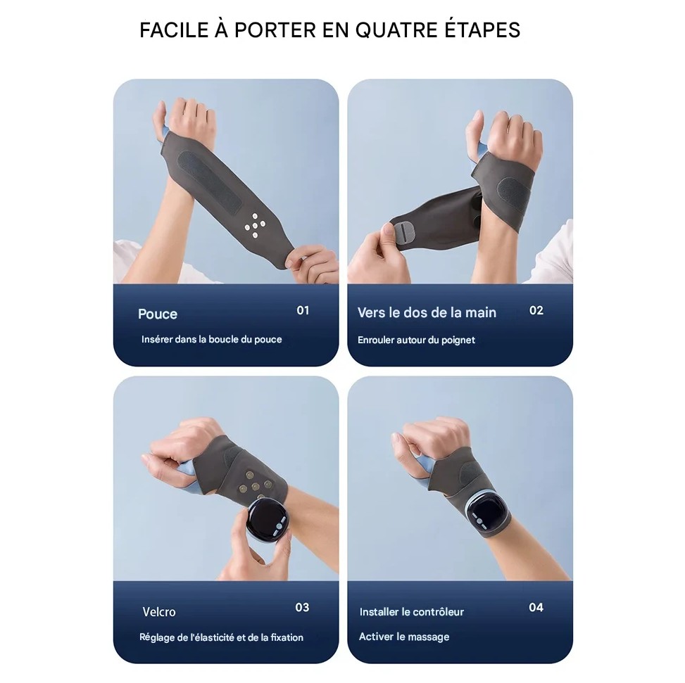 Bracelet Chauffant Poignet Anti-Douleur pour Récupération Sportive – Image 5