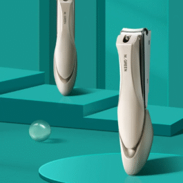 Coupe-ongles inox bionique anti-éclaboussures pour manucure précise