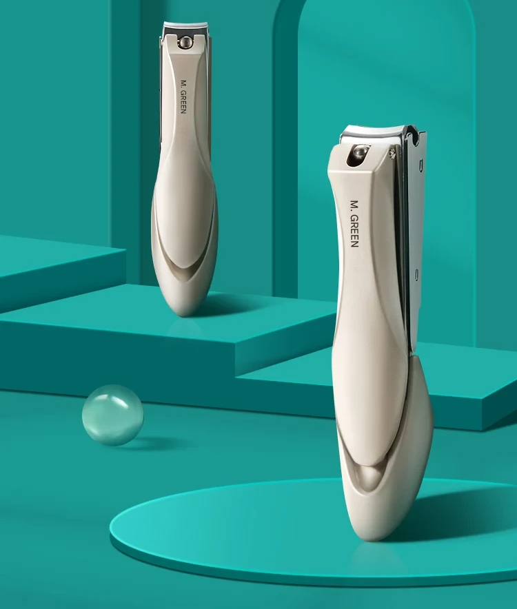 Coupe-ongles inox bionique anti-éclaboussures pour manucure précise