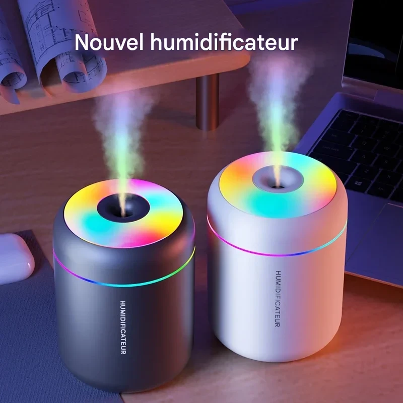 Mini humidificateur USB 180 ml silencieux pour sommeil apaisant