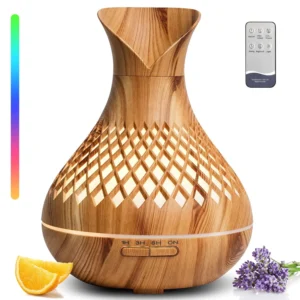 Humidificateur 500 ml silencieux LED 7 couleurs pour bien-être