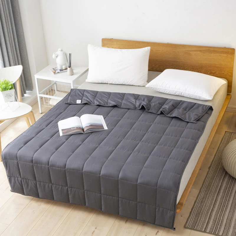 Couverture Lestée Matelassée Anti-Stress pour Sommeil Profond