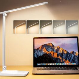 Lampe LED Bureau USB 5 Couleurs Minuterie 45 min Confort Visuel