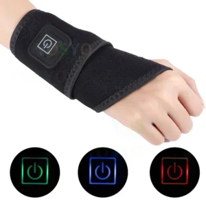 Manchon Poignet Noir Chauffant Respirant pour le Sport