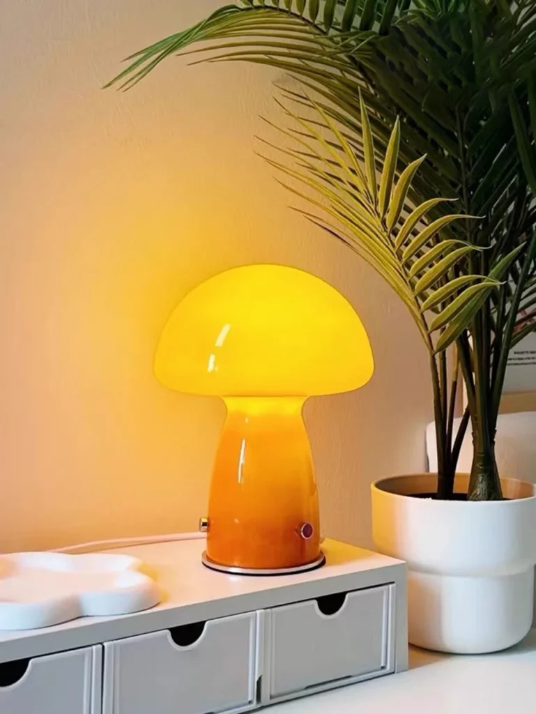 Lampe Champignon LED USB Ambiance Tricolore pour Camping & Intérieur