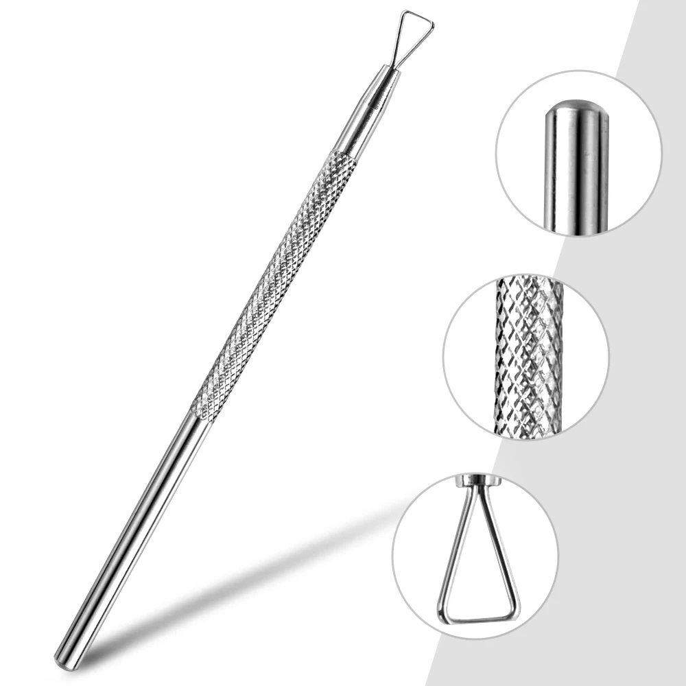 Pince inox manucure bec d’aigle précision pro durable – Image 4