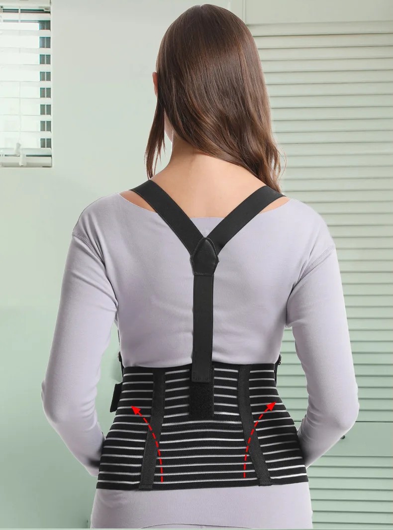Ceinture grossesse soutien lombaire ajustable confort optimal noir – Image 9