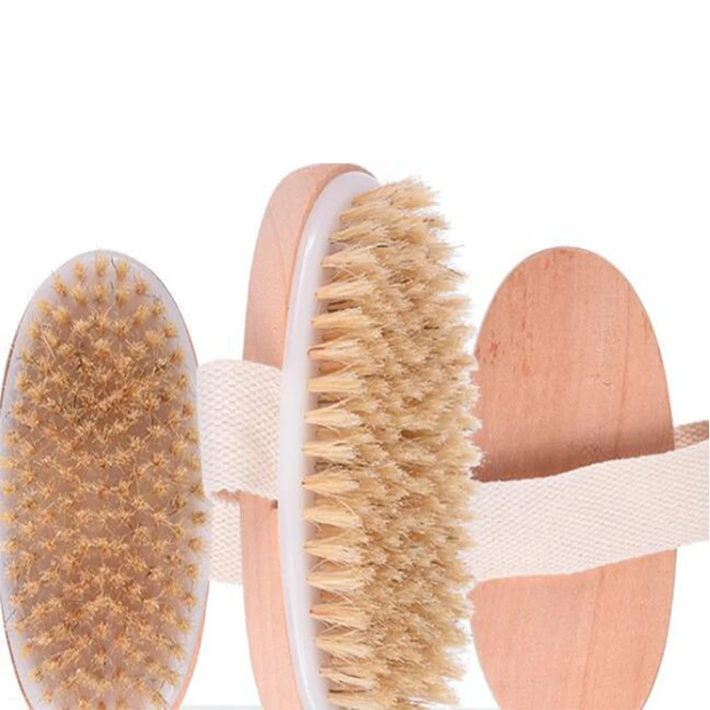 Brosse Corps Poils Naturels Massage & Exfoliation Douce Spa – Image 4