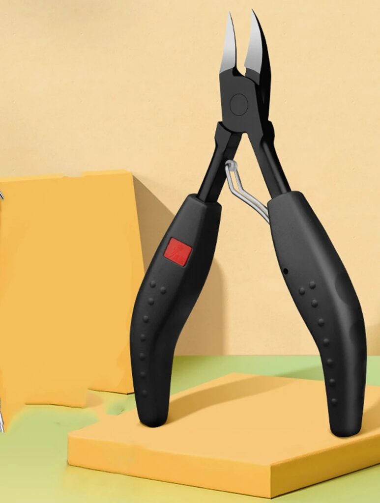 Pince acier inoxydable pour ongles incarnés épais précision pro