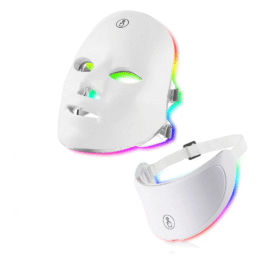 Masseur LED Visage & Cou Anti-Âge pour Peau Lumineuse et Tonique